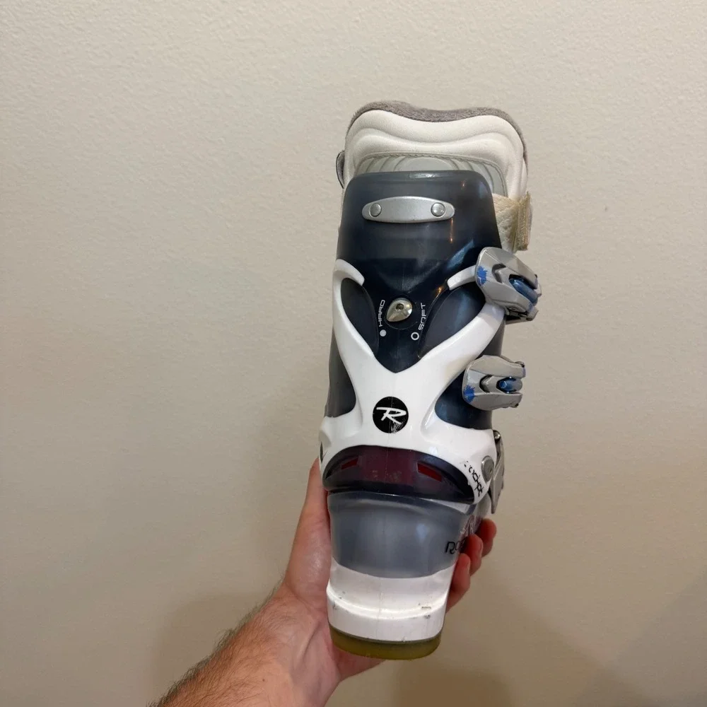 Rossignol Cockpit Soft 8 Womens Downhill Ski Boots White Grey 25.5 298mm